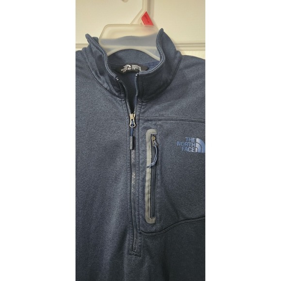 The North Face Sweater Mens Navy 1/2 Zip Pullover, Large - Picture 2 of 4